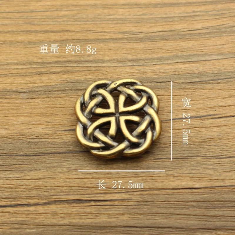 Brass Chinese Style Buckle Sewing Accessories DIY Luggage Decoration Buckle Cuban Buckle Metal Crafts Accesorios De Costura