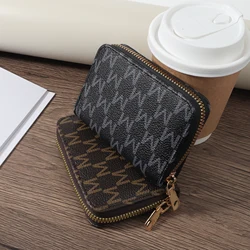 High quality PU leather credit card storage bag with simple and casual multi card holder, perfect for outdoor, travel, and back