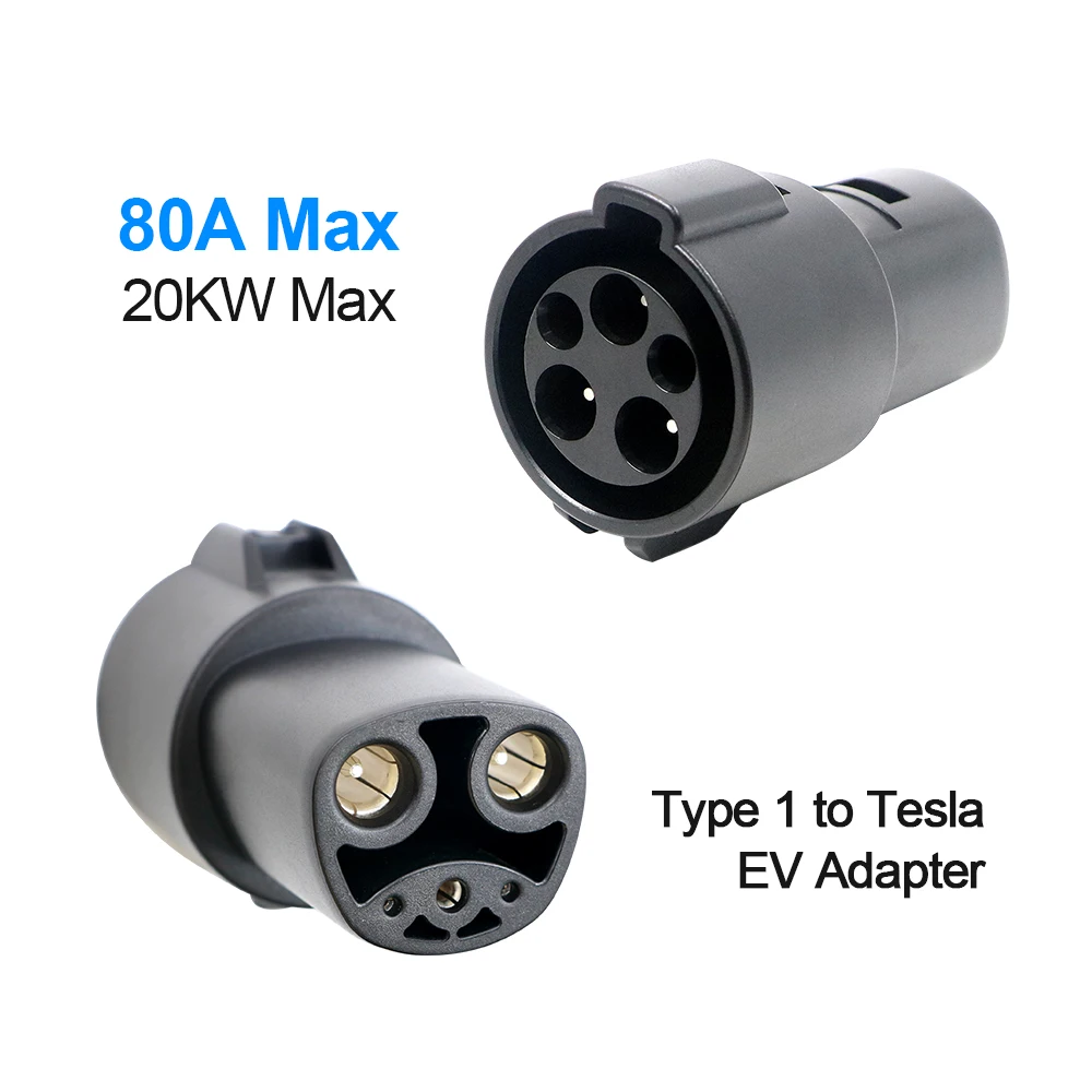 Kolanky J1772 7.2KW Type1 to NACS EV Charging Adapter 32A-Compatible with Tesla Model S/3/X/Y & Cybertruck Electric
