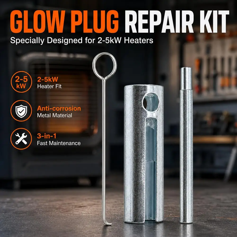 Glow Parking Heater Special Repair Atomizing Filter Mesh Thimble Wrench Kit For Diesel Air Parking Heater