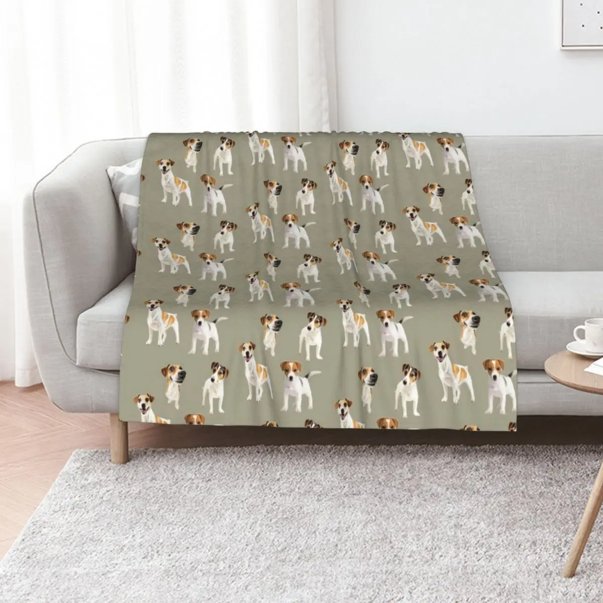 Jack Russell Terrier dogs Throw Blanket for sofa Sofa Throw Bed Heavy Quilt Beautifuls Blankets