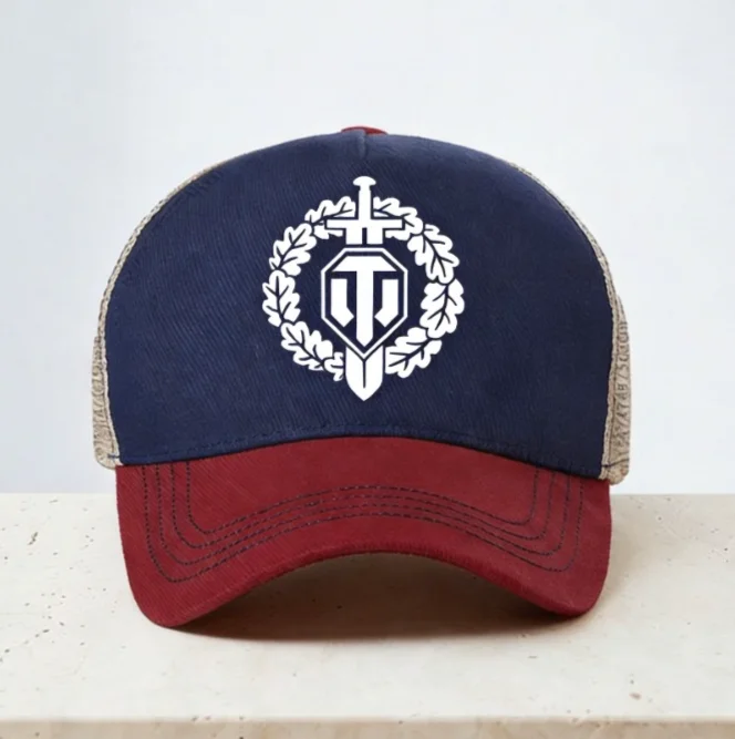 Top game World Of Tanks Baseball Cap summer casual Golf Hat Cool Mesh Breathable trucker hats