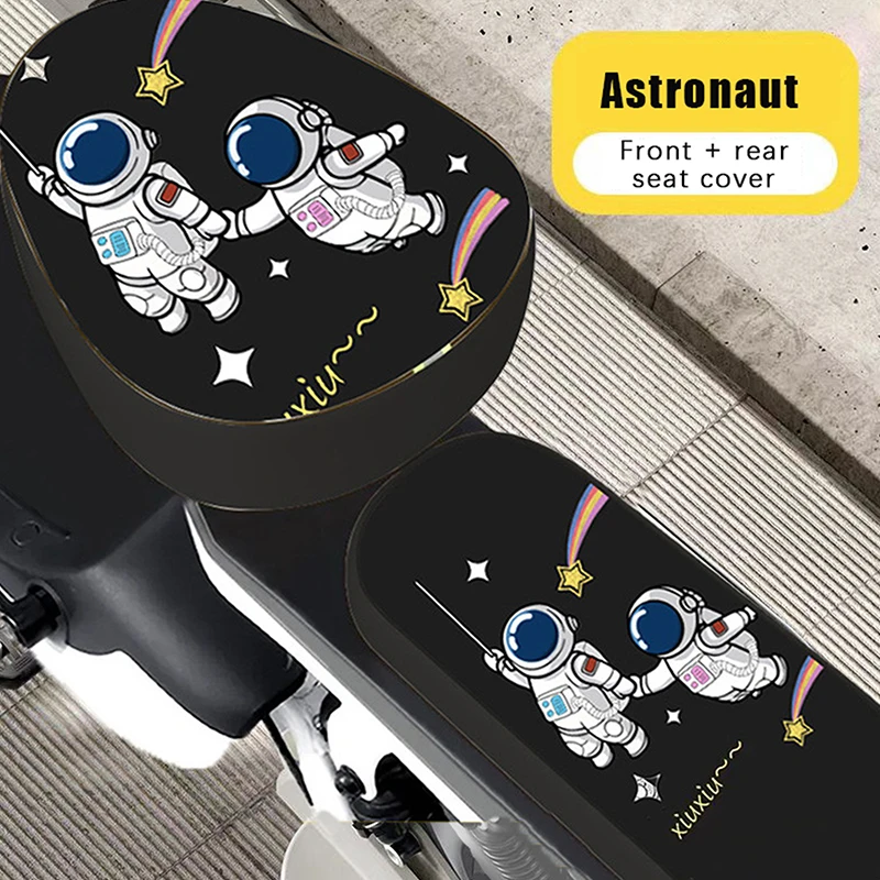 

【xxx】Electric Car Seat Cover Waterproof Sunblock Heat Insulation Non-slip Leather Seat Cover Electric Bike Protective Cover