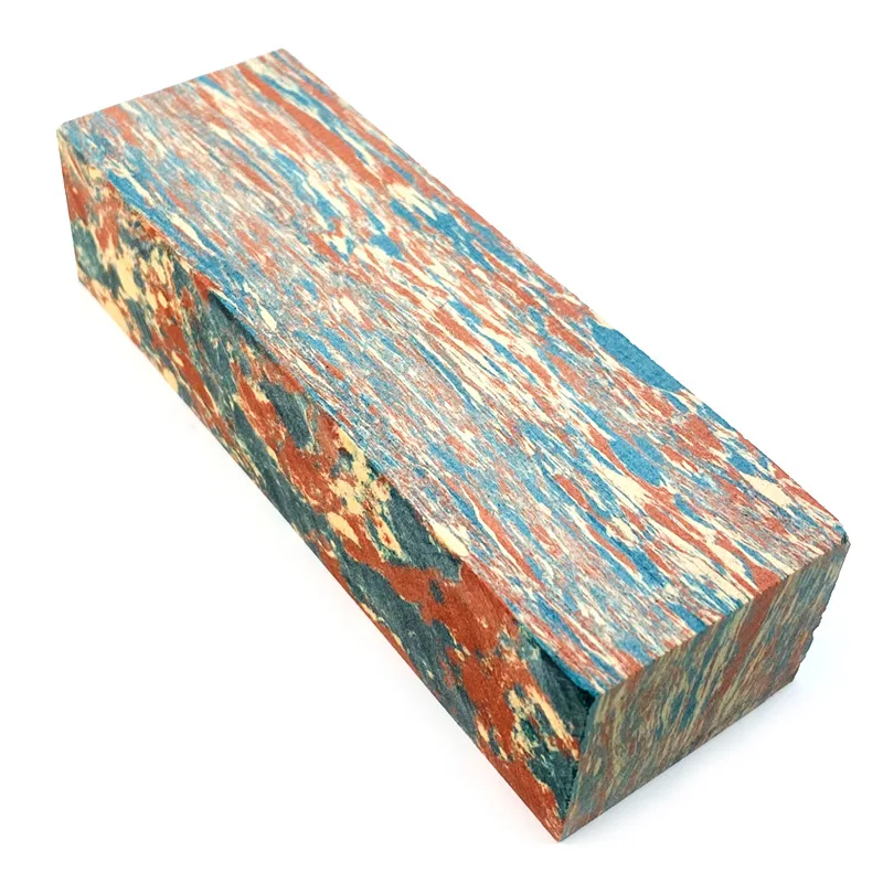 2 Types 120X40X8MM/120X40X30MM Sizes Knife Handle Scales DIY Making Material Stable Colorful Laminated Wood Board Plate Log