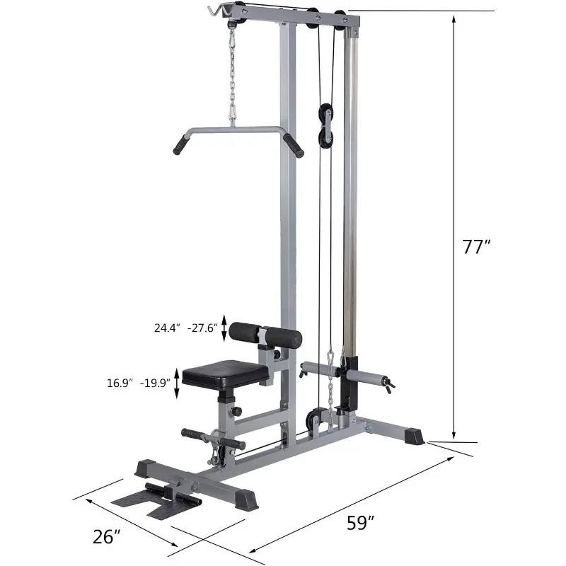 GDLF LAT Pull Down Machine Lage rij kabel Fitness Oefening Lichaamstraining Krachttraining Barmachine