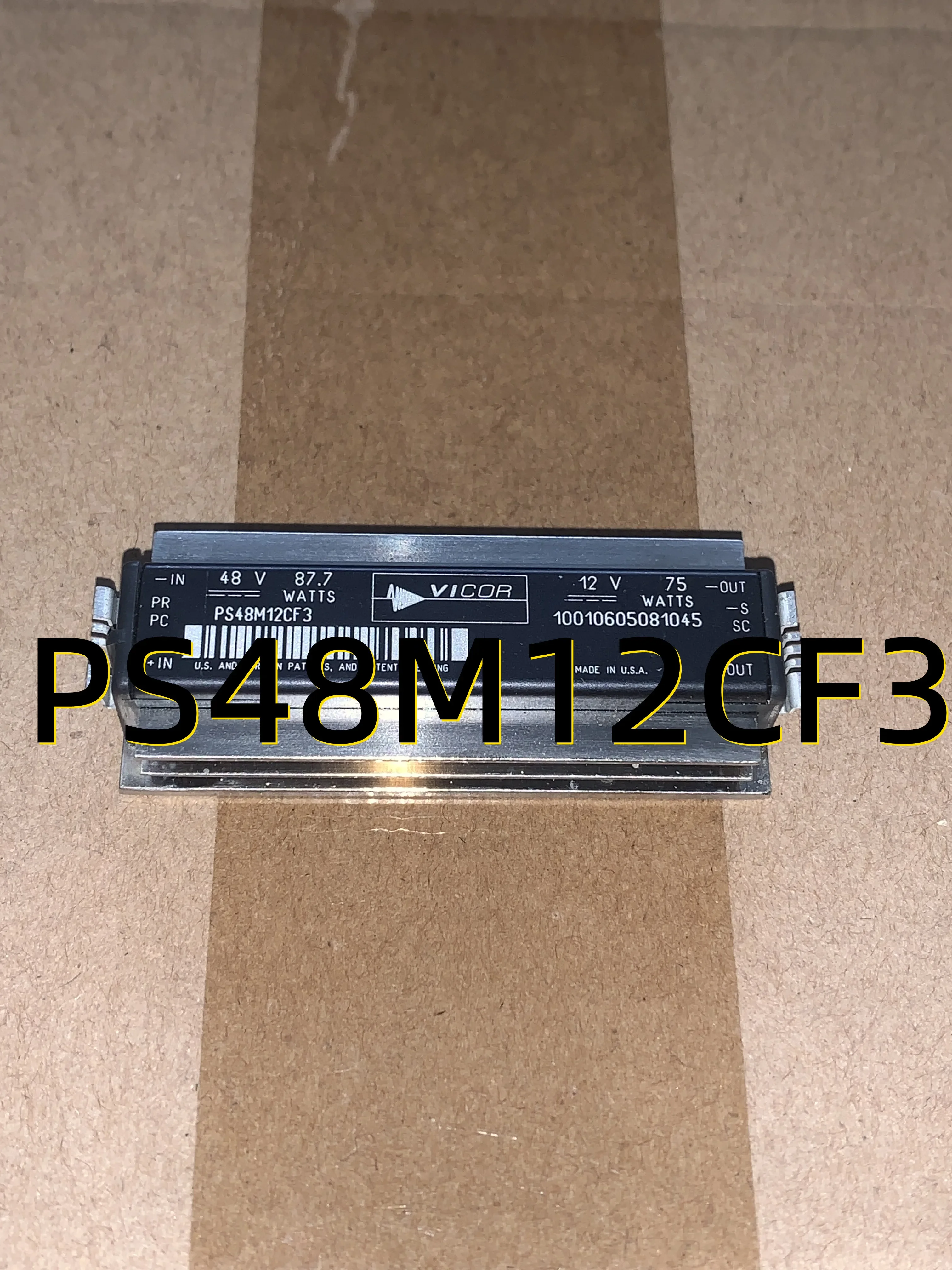 

DC-DC CONVERTER PS48M12CF3 INPUT: 48V / 87.7W, OUTPUT: 12V / 75W