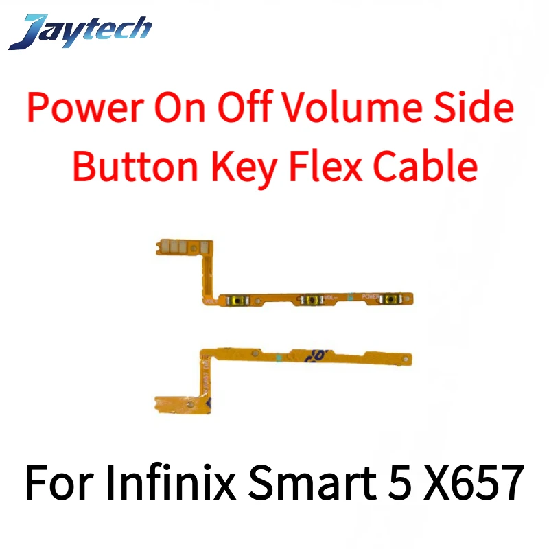 인피닉스 스마트 3 4 5 6 7 8 HD 플러스 X627 X653 X657 X6823C X6516 X6517 볼륨 버튼 전원 스위치 켜기 끄기 버튼 플렉스 케이블 1개