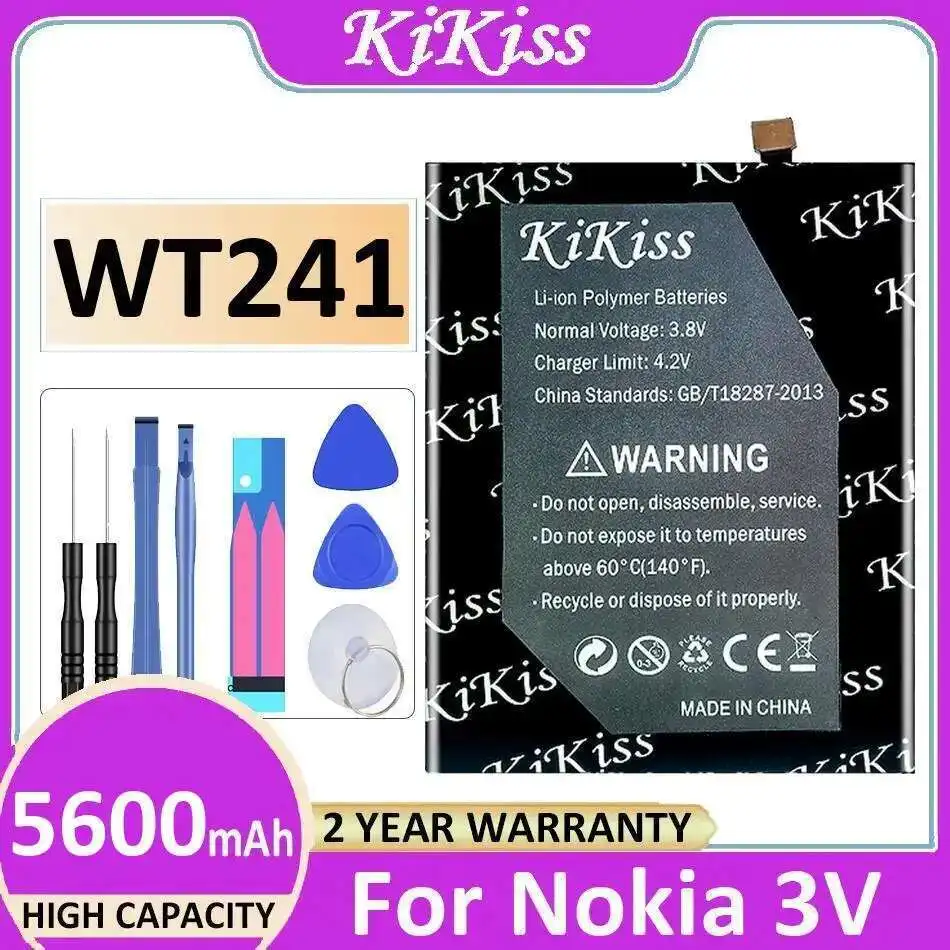 

Mobile Phone Battery 5600Mah For Nokia 3V WT241 Reliable Power Supply