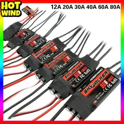 Hobbywing Skywalker Esc Brushless Speed Controller 12/20/30/40/50/60/80a For Drone Airplanes Motor Rc Model Fpv Quadcopter