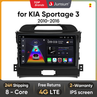 Junsun AI Android 13 Wireless CarPlay Auto Car Radio for KIA Sportage 3 2010 2011 2012 2013 2014 -2016 Multimedia GPS 4G DSP RDS