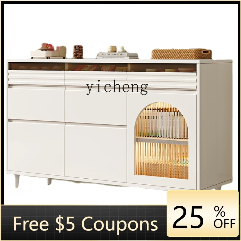 

Zc Solid Wood Chest of Drawers Living Room Wall Storage Cabinet Large Capacity Bedroom Tailstock Storage Locker