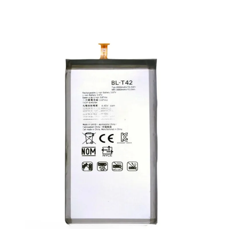 New Mobile Phone Battery BL-T42 3.87V 4000mAh For LG V50ThinQ LM-V500 V500N V500EM V500xm V50 V 50 ThinQ 5G  phone Batteries