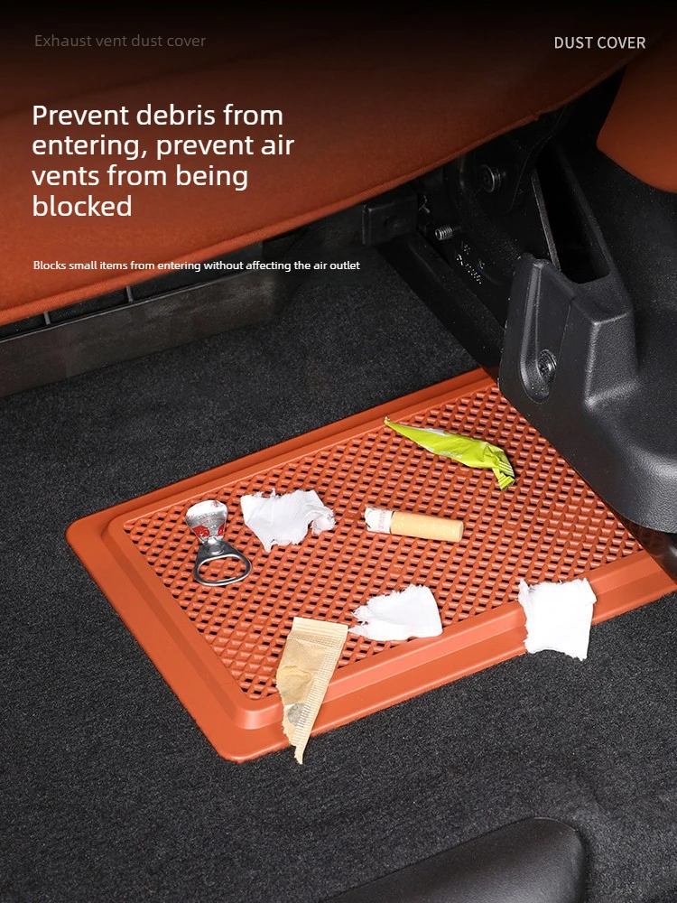 2Pcs for Li Auto L7Dust Cover for Front Seat Lower Air Outlet Motor Protective Cover Three Row Side Window Air Mask Accessories