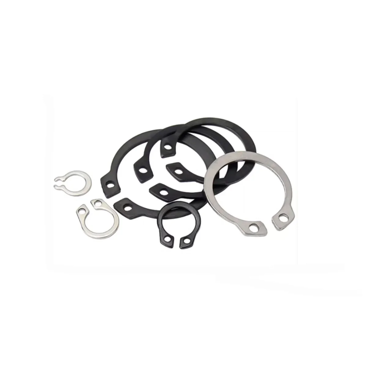 

304 Stainless Steel Shaft Retaining Ring, Elastic Snap Ring, C-Shaped Snap Ring