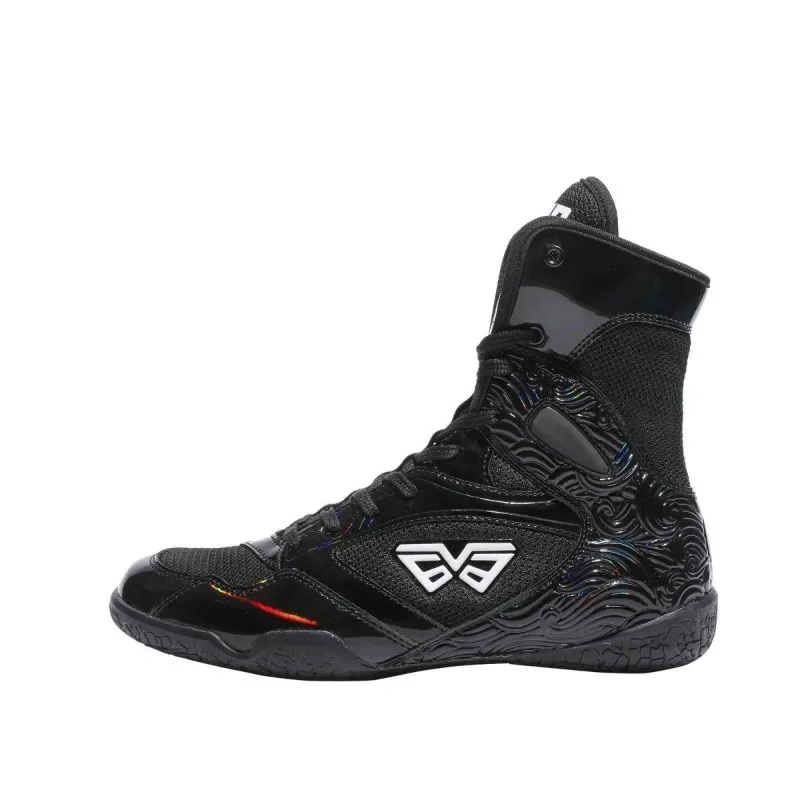 2024 New Cool Wrestling Shoes Men Black Boxing Shoes Man Breathable Fighting Boots Mens Luxury Brand Sports Shoes Men