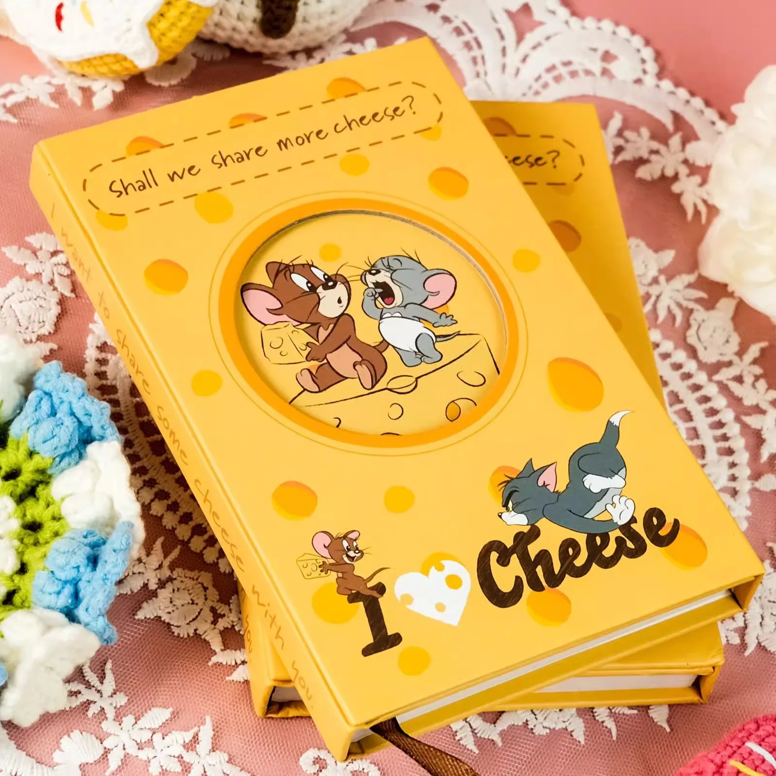 

Cute Cartoon Handbook Colorful Pages Notebook Hardcover Portable Ins Style Diary Notebook Kids Girl Gift