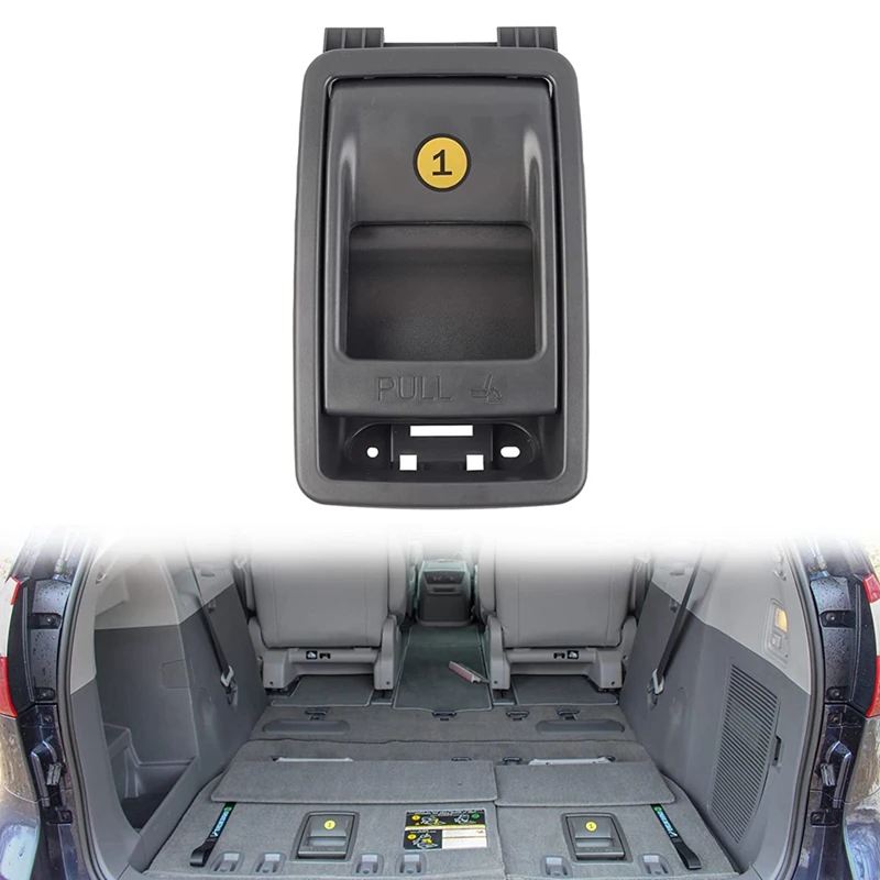 

Ручка открывания защелки складного сиденья 7C062 72909-08011C0 для Toyota Sienna 2014-2018, детали переключателя заднего сиденья, аксессуары - серый