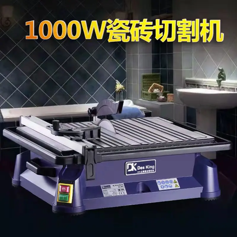 220V 1000W tagliatrice da tavolino elettrico strumento per piastrelle piccola pietra piastrella per pavimenti giada taglio smussatrice multiuso