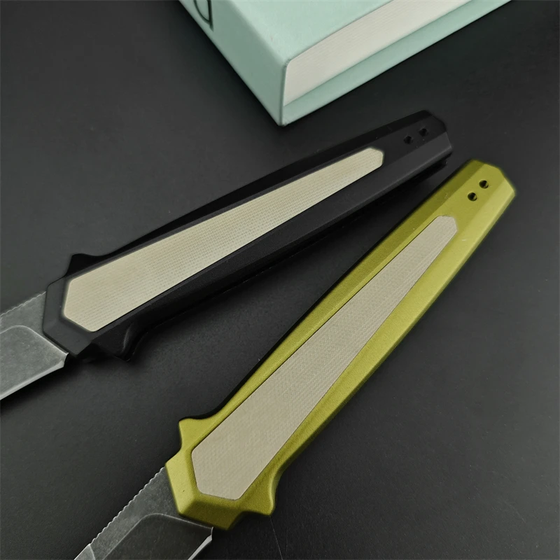 Convenient KS7950 Hunting Tactical Knife Aluminum Alloy Handle Collection Gift for Men Self Defense Survival EDC Folding Knife