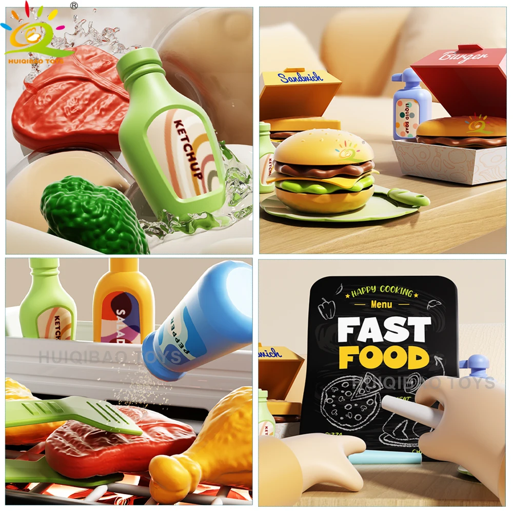 3-in-1 キッチンおもちゃ収納セット、リアルな食器洗い機、調理、グリル、オーブン、家事遊び、子供向け教育玩具