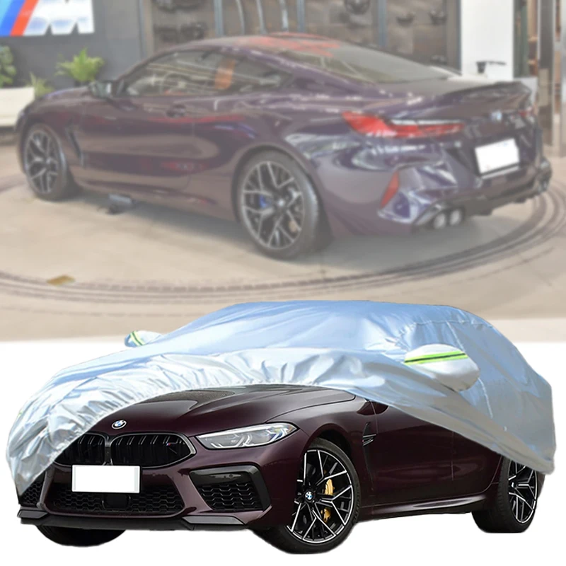 

For BMW M8 Outdoor Protection Full Car Covers Snow Cover Sunshade Waterproof Dustproof Exterior Car Accessories