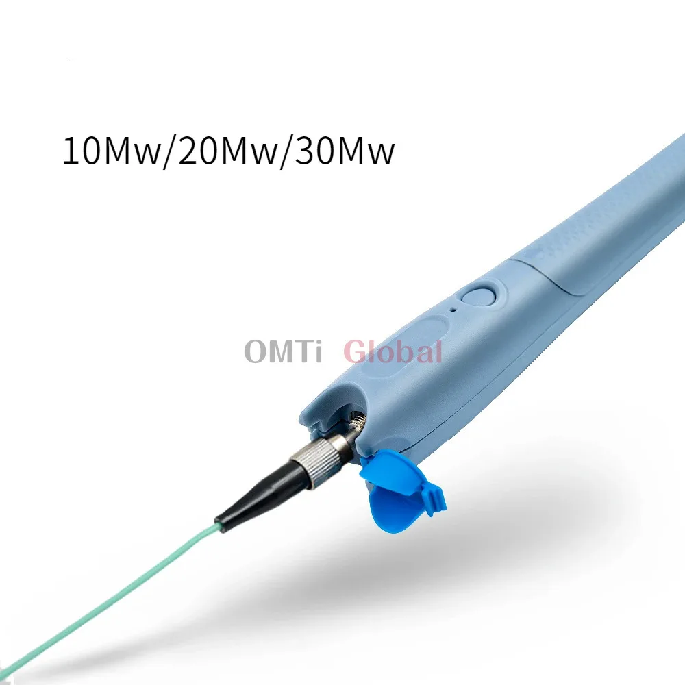 Localisateur visuel de défauts OMTiG, testeur de câble optique VFL, stylo à lumière laser rouge, type SC, David, ST, fibre optique, 10Mw, 20Mw, 30Mw