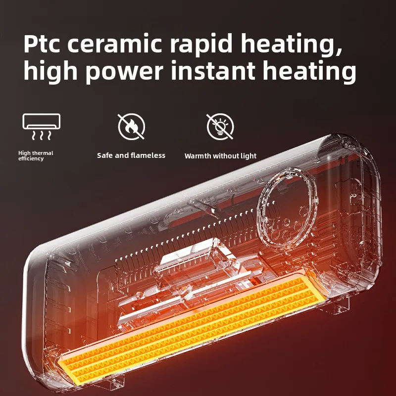 New Indoor Warm Air Blower for Winter,  Home Bedrooms Electric Heaters,Energy-saving and Power-saving Wall-mounted Space Heaters