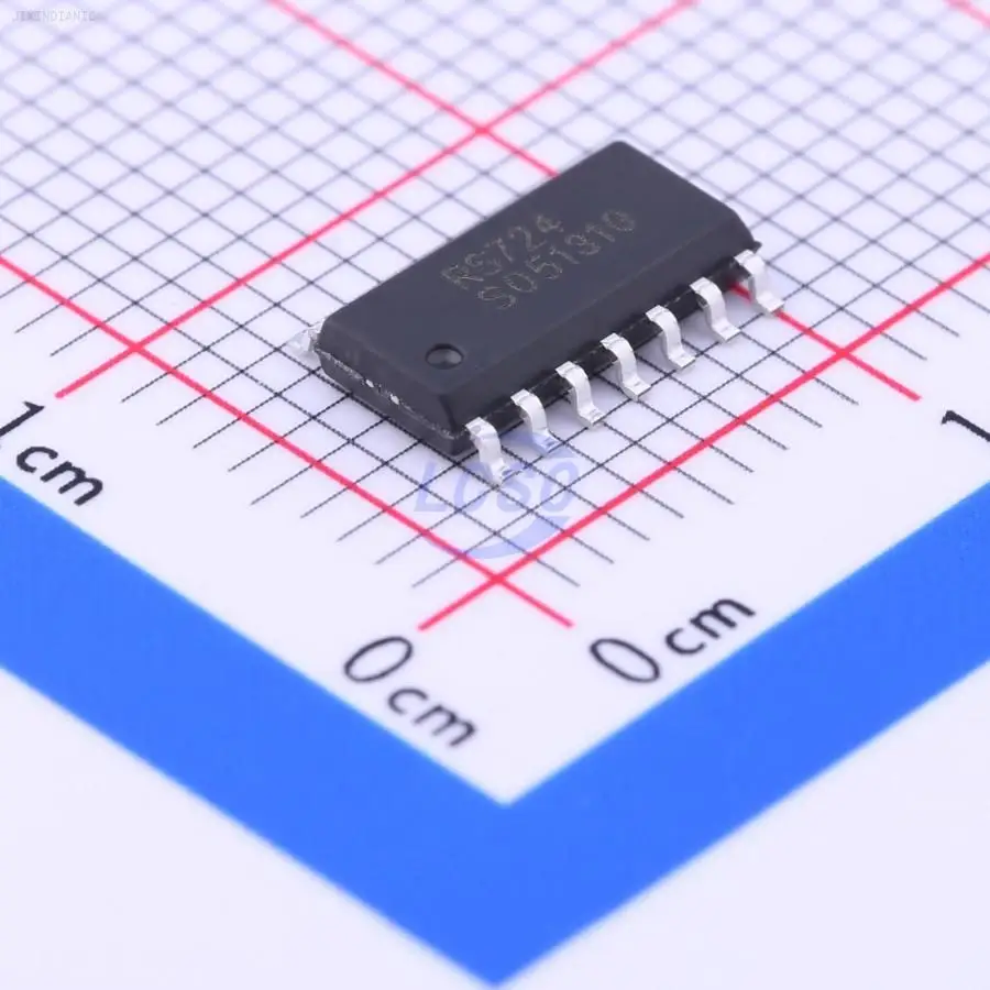 1PCS RS724XP Four channels 1pA 7V/us 10MHz SOP-14 Operational Amplifier ROHS