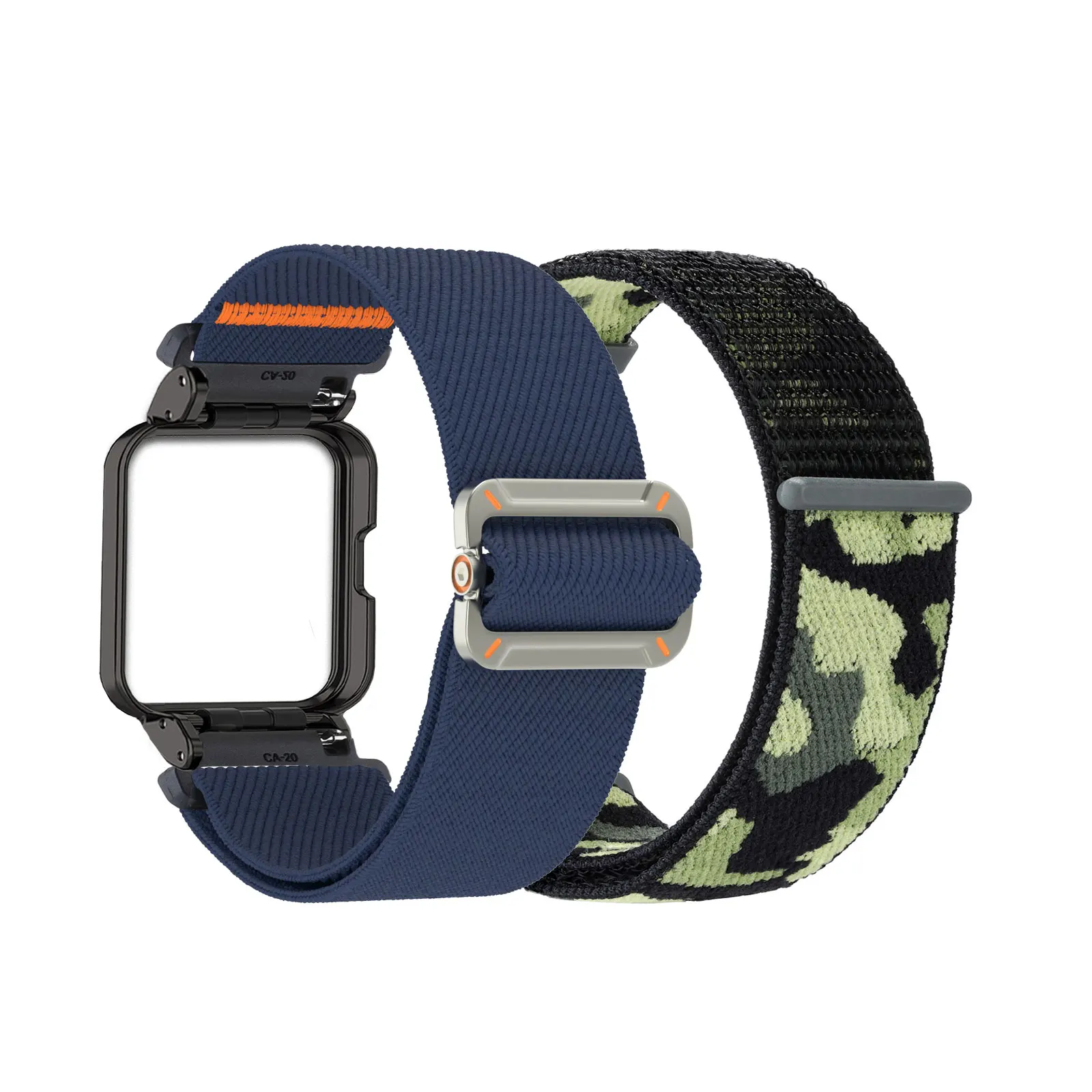 

2pcs Nylon Bands for Xiaomi Mi Watch 3/Redmi Watch 3 Band, Elastic Nylon Sports Strap