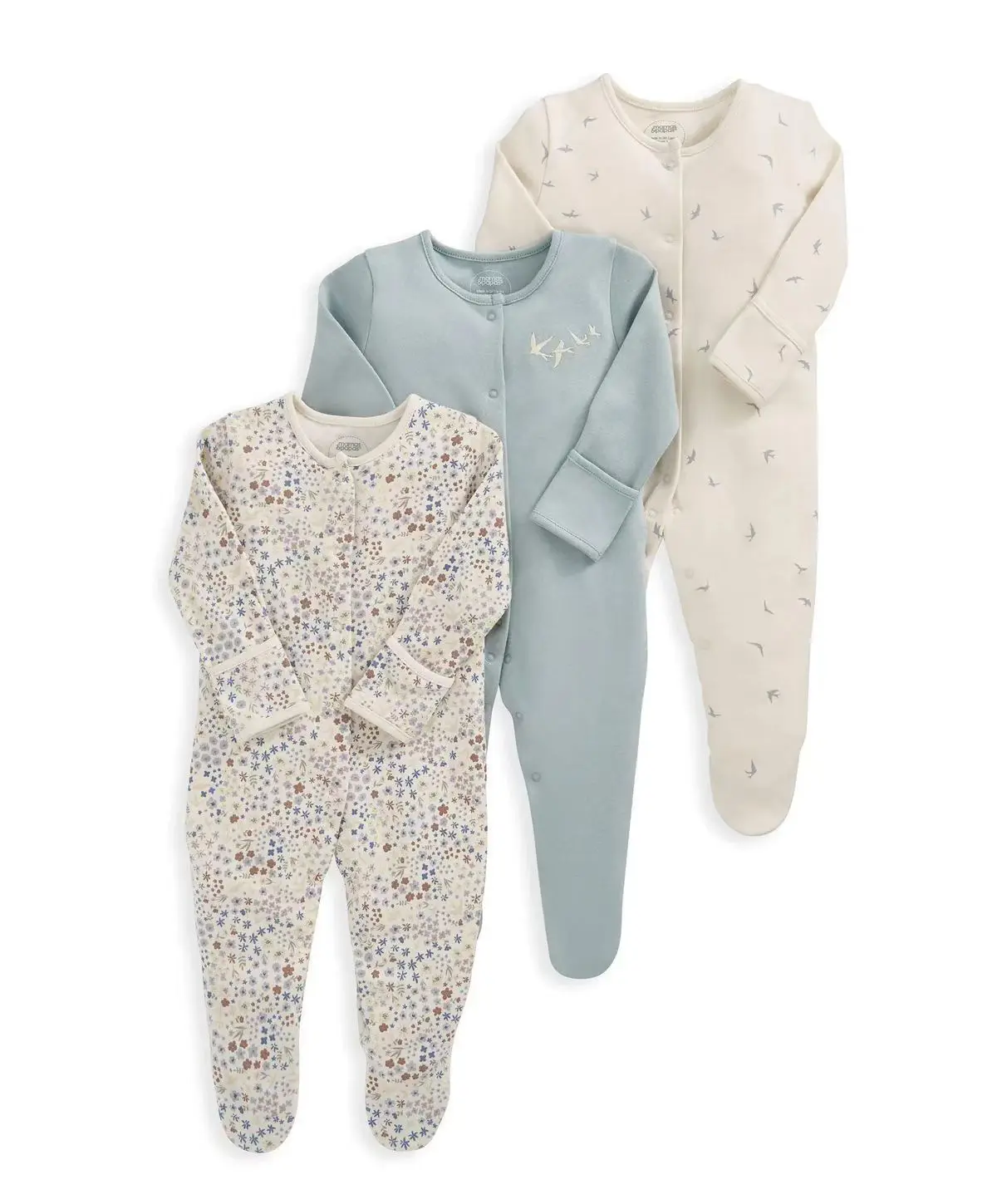 3Pcs/Lot Newborn Cotton Baby Romper Spring Boys Girls Baby Clothes Cartoon Long Sleeve Pajamas Infant 0-12Months Ropa Bebe