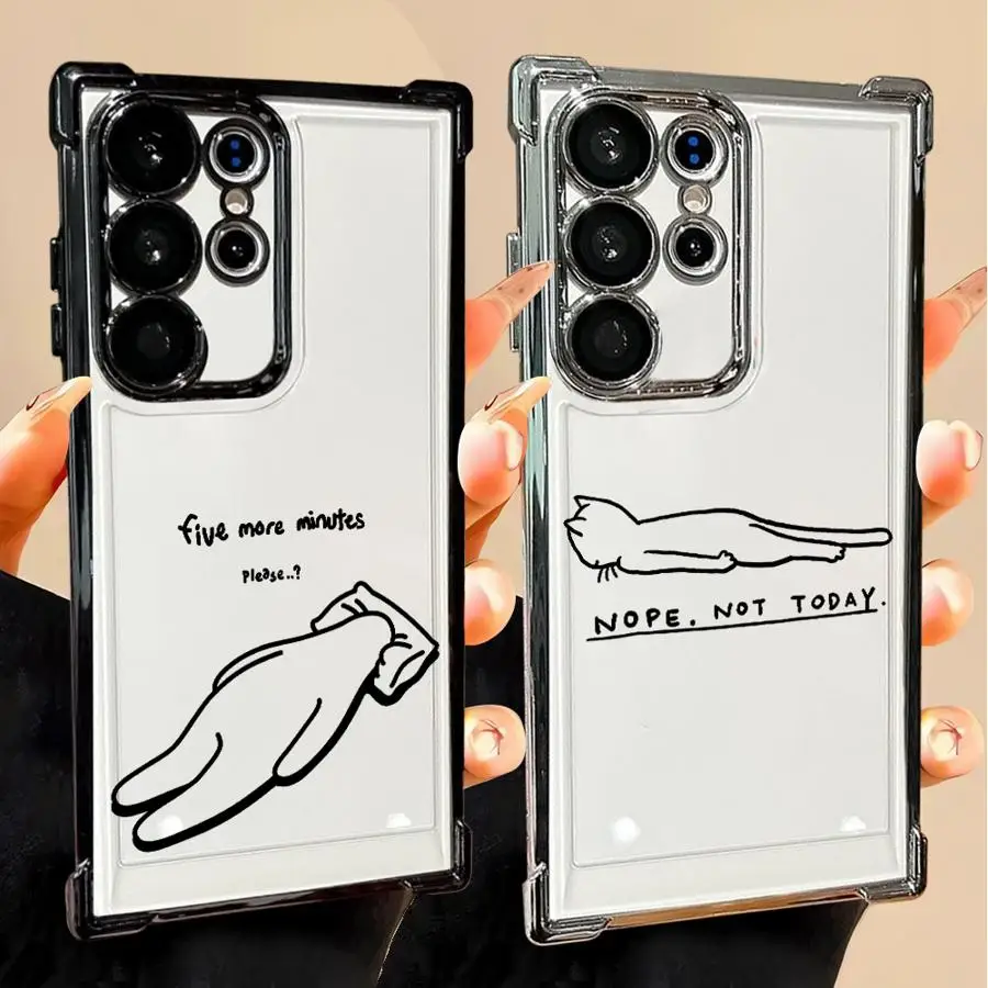 حافظة لهاتف سامسونج جالاكسي S20 FE S22 Ultra S21 Plus S23 S24 S25 Edge مثيرة للاهتمام