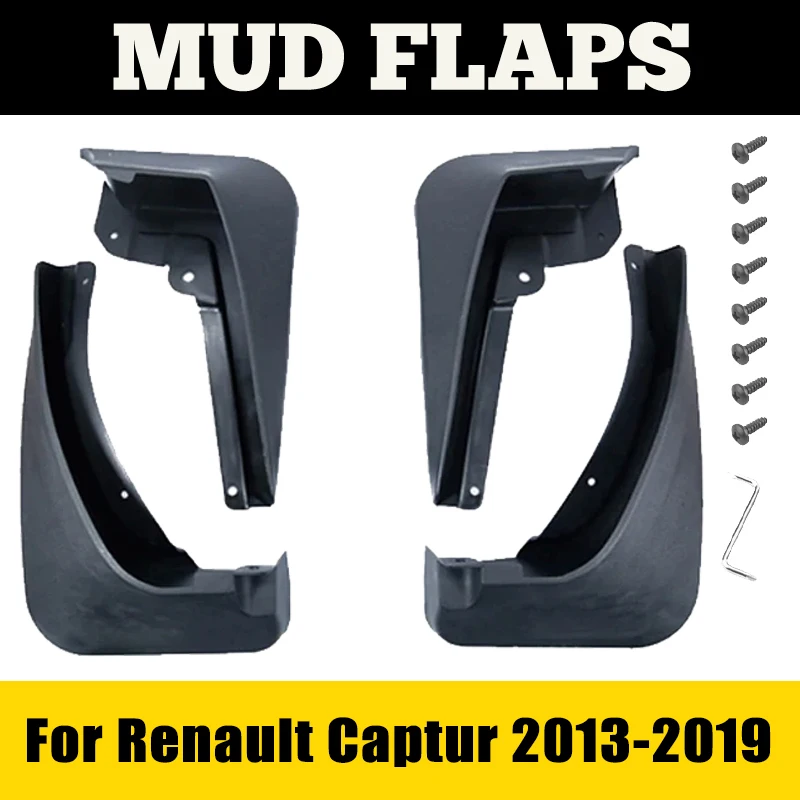 

Mudguard For Renault Captur Samsung QM3 2013-2019 2014 2015 Fender Baffle Mudflap Mud Guard Splash Flap Car Accessories Auto ABS