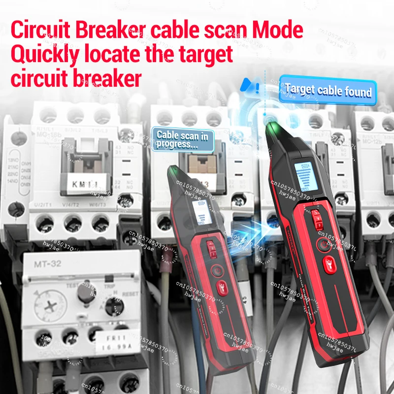 NF-824 AC Circuit Breaker Detector Electrical and Voltage Tester with GFCI Socket Polarity Detection NCV Tester