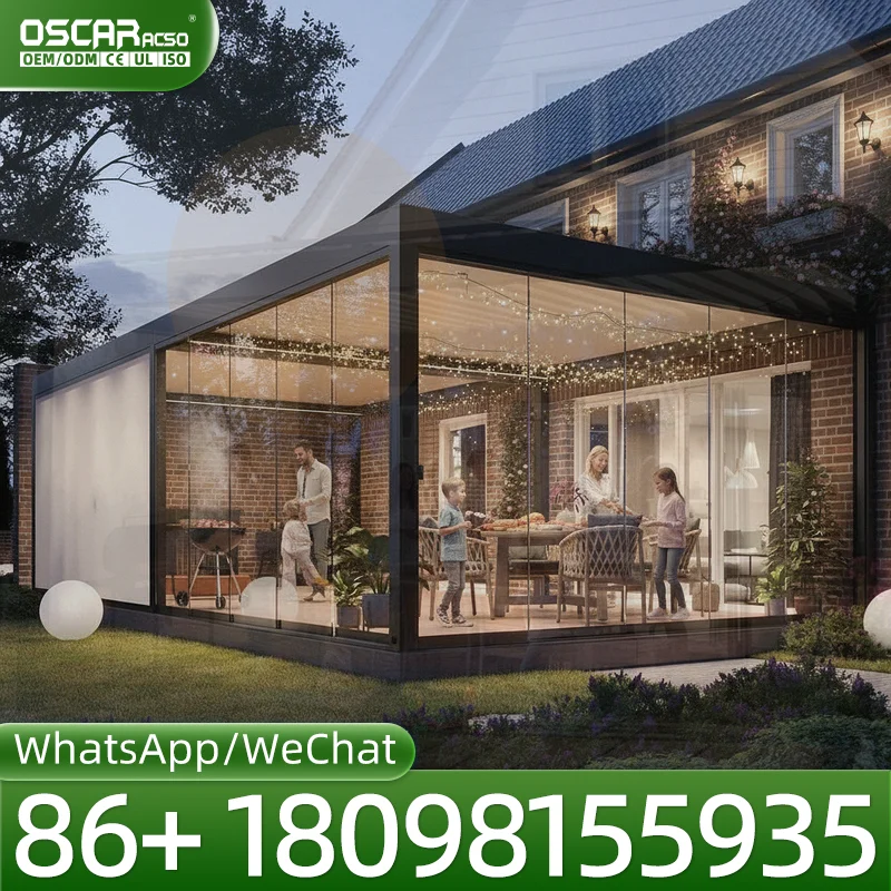 Metal Adjustable Gazebo Canopy Innovative Durable Patio Deck Garden Backyard Europe North America Residential Commercial Waterpr