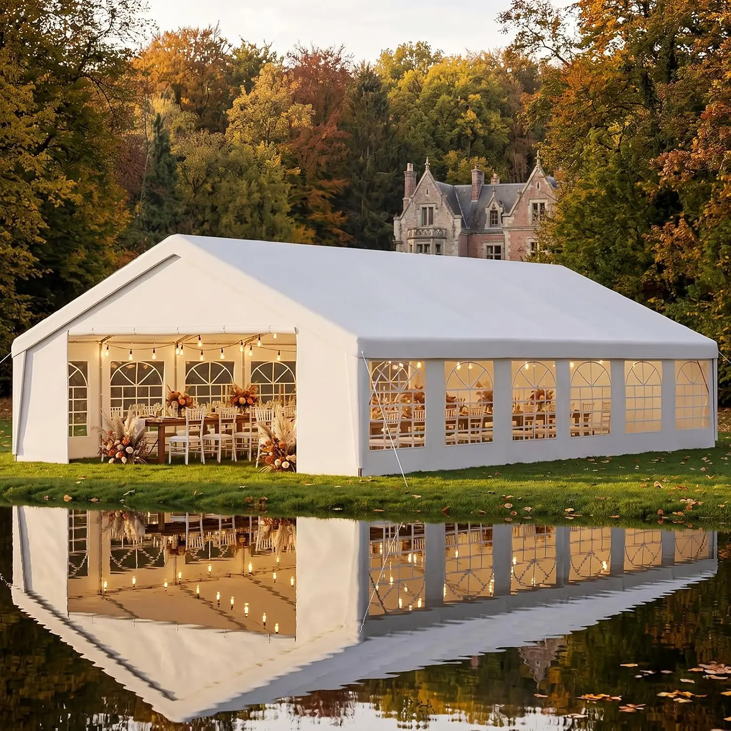 20x40 Heavy-Duty Party Tent & Canopy for Wedding & Outdoor Events, Customized
