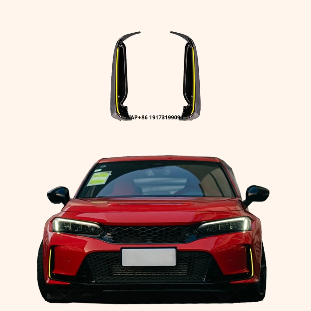 

For Civic Type R FL5 Dry Carbon Front Fender Rock Block Guard (small Hole)