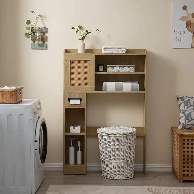 

Toilet bathroom rack floor-to-ceiling toilet bath toilet basin rack washing machine storage rack