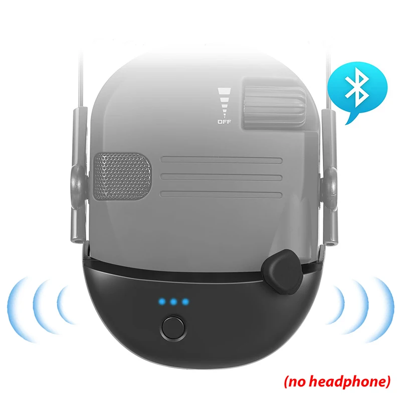 Promotion WK Bluetooth Adapter Design for WK series Shooting Earmuffs Convert Wire Headphone to Wireless One for Hunting