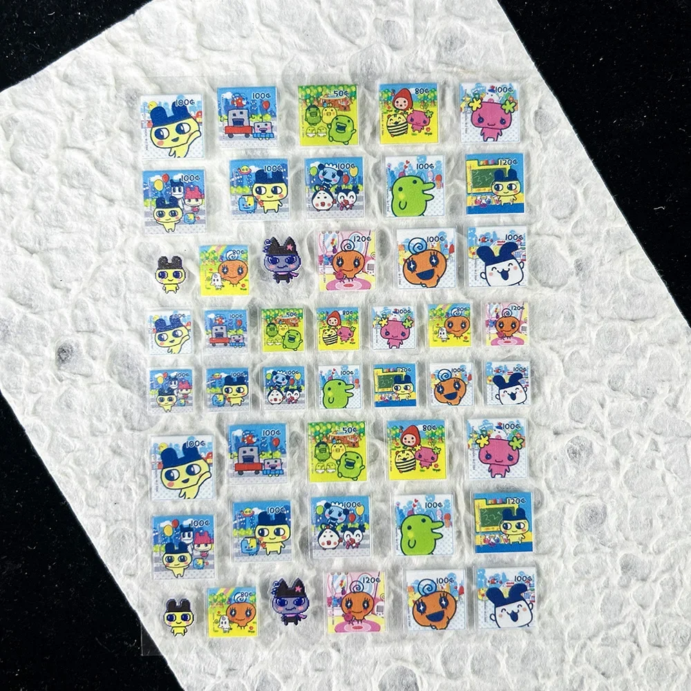 Kawaii Game Evolution Electronic Pets Sticker Nail Art Cute Animals Waterproof Diy Phone Case Loptop Water Bottle Sticker Gifts view 4