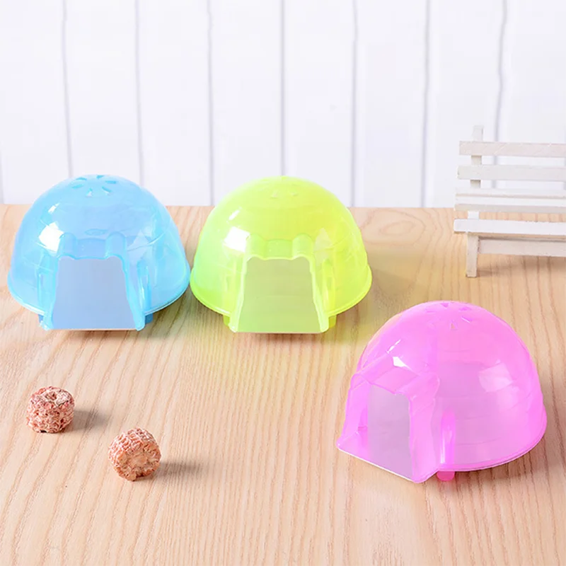 Summer Cool Pet Cage for hamster Squirrel Arch Cooling Down Plastic House Small Animal Cage accessories Bed Play Toys Hot-Sale