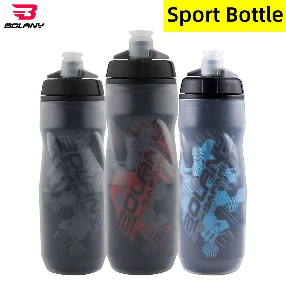 Cycling Bicycle Water Bottle Bolany 600ml Light Mountain Bottle PP5 Heat Ice Protected Dual Layer Outdoor Sports Cup Equipment