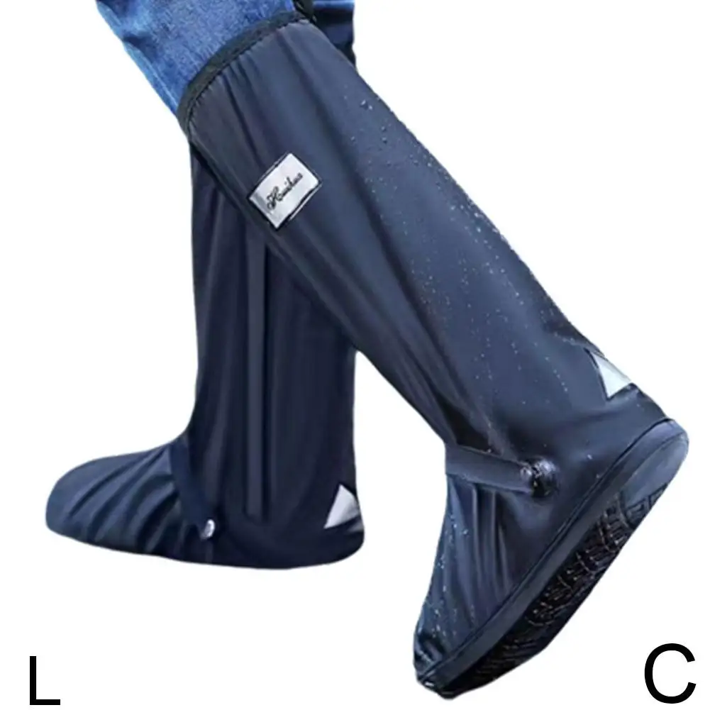 Cubierta de zapatos de agua para exteriores, cubierta de tubo alto, impermeable, antideslizante, lluvia, ciclismo, servicio de juego, vadear en motocicleta, pesca, senderismo, P K3E1