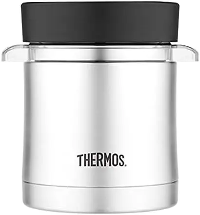 

Thermos 12 oz Food Jar with Microwavable Container - Stainless Steel