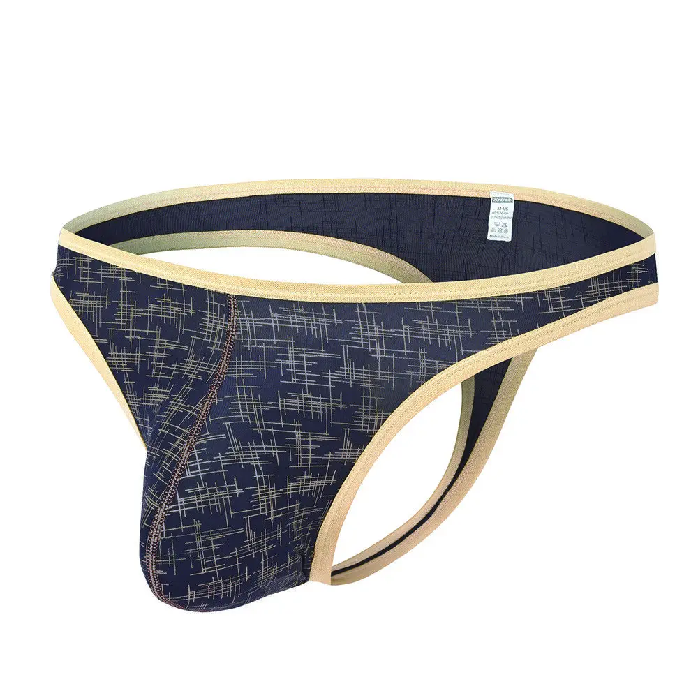 ZONBAILON Men's Thong Soft G-Strings Underwear Low Rise Bikini