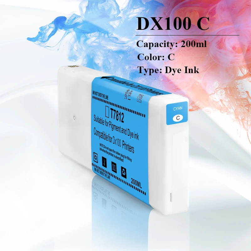 DX 100 DX-100 T7811-T7816 Ink Cartridge Dye-based Ink For Fuji Frontier-S DX100 Printer T7811 T7812 T7813 T7814 T7815 T7816