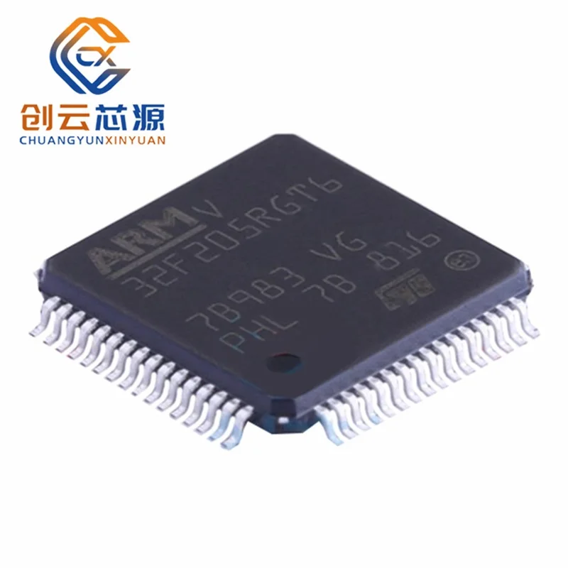 1 pcs New 100% Original STM32F205RGT6TR Arduino Nano Integrated Circuits Operational Amplifier Single Chip Microcomputer LQFP-64