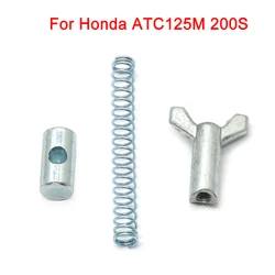 1Set Rear Brake Adjuster Hardware Kit For Honda ATC125M 200S 250SX TRX250 300 250 Includes 1x Spring 1x Brake Rod 1x Nut