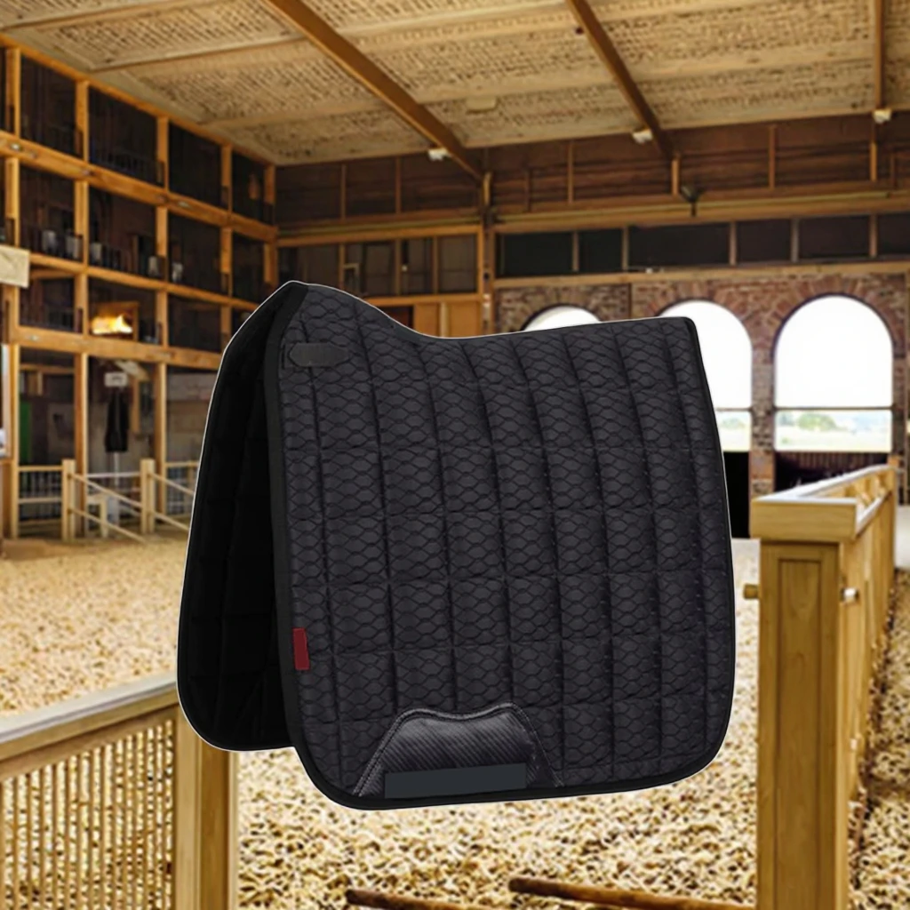 Horse Riding Equestrian Anti‑slip Silicone Saddle Pad Shock Absorption Pad