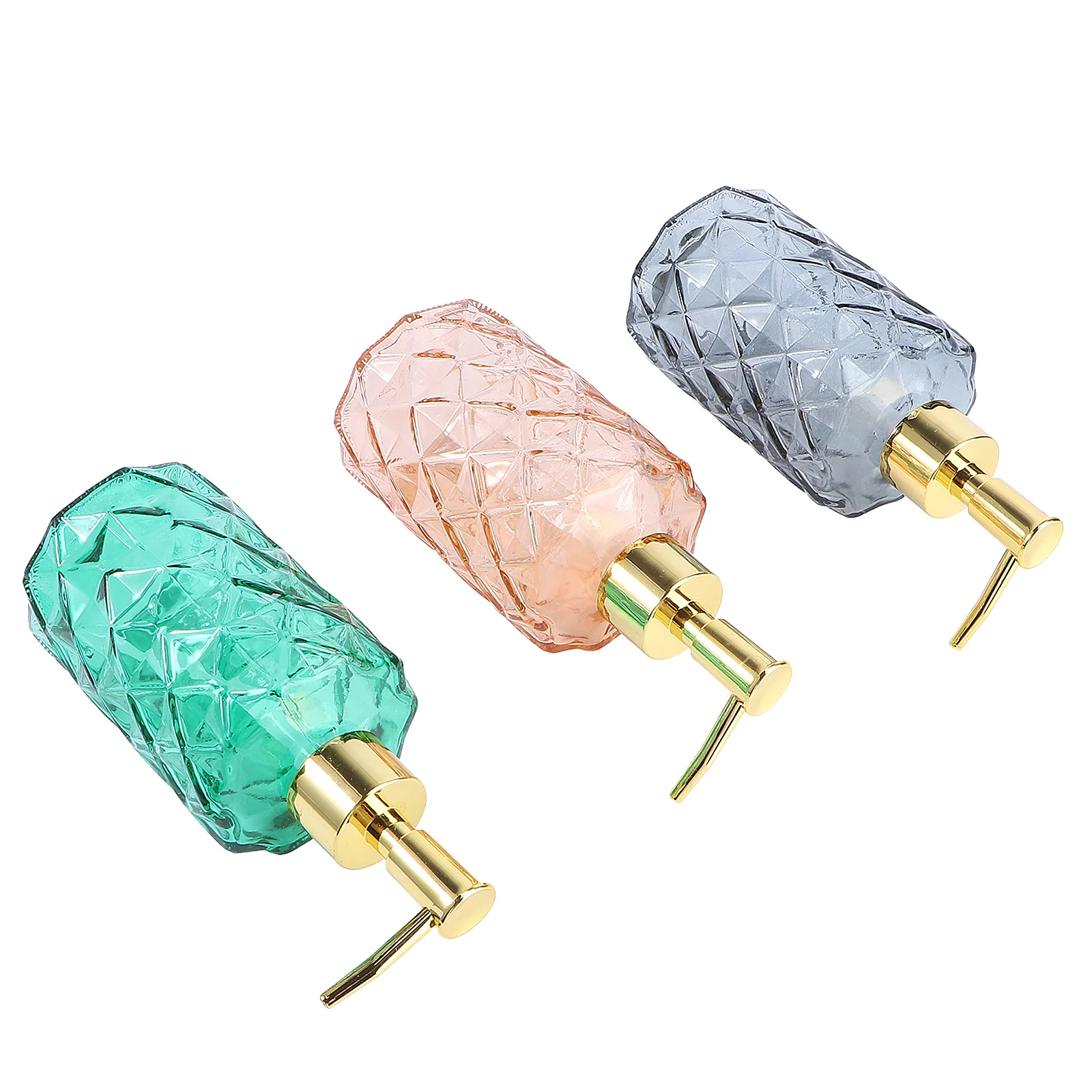 

3Pcs Glass Shampoo Storage Bottle Set Portable Refillable for Travel Business Sports Outdoors Glass Sub Bottle