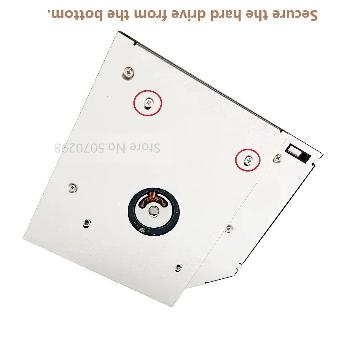 with Bezel Panel 9.5mm 2nd 2.5 SATA Hard Drive HDD SSD Optical bay Caddy Frame Bracket for Lenovo B51-35 B51-40 B51-45 B51-80